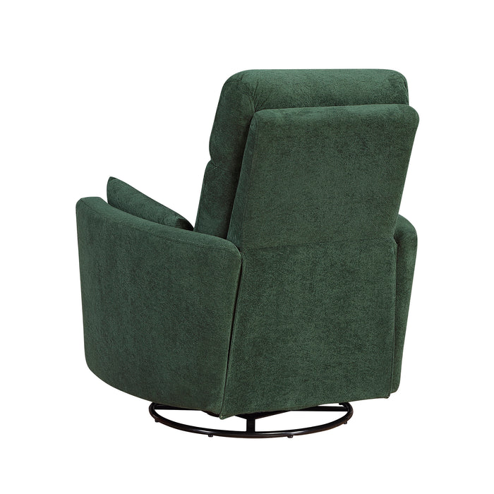 OakvillePark Allura Microfiber Swivel Glider Manual Recliner
