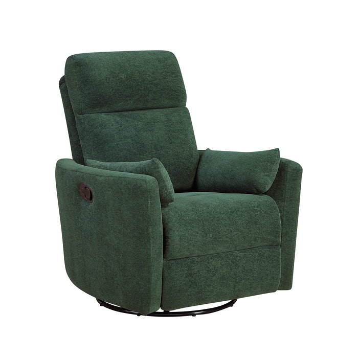 OakvillePark Allura Microfiber Swivel Glider Manual Recliner