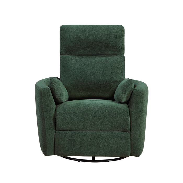 OakvillePark Allura Microfiber Swivel Glider Manual Recliner