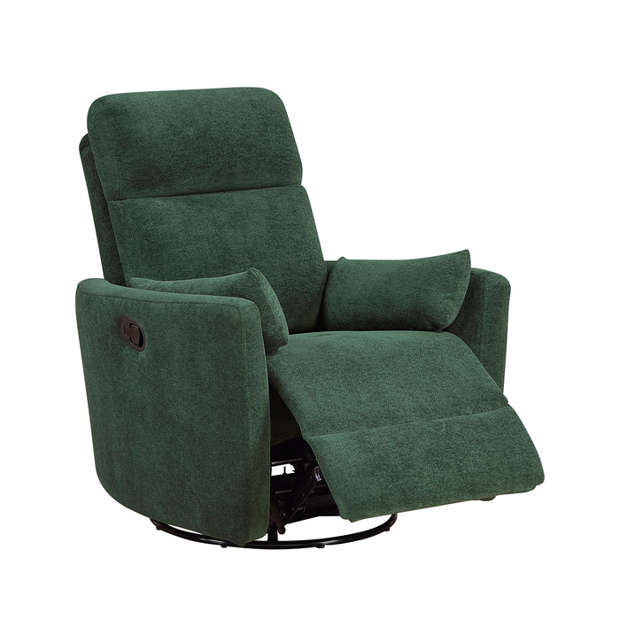 OakvillePark Allura Microfiber Swivel Glider Manual Recliner
