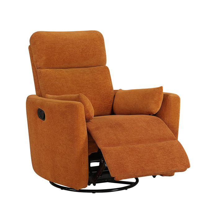 OakvillePark Allura Microfiber Swivel Glider Manual Recliner