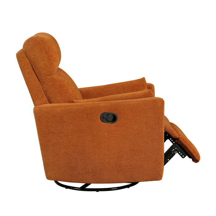 OakvillePark Allura Microfiber Swivel Glider Manual Recliner
