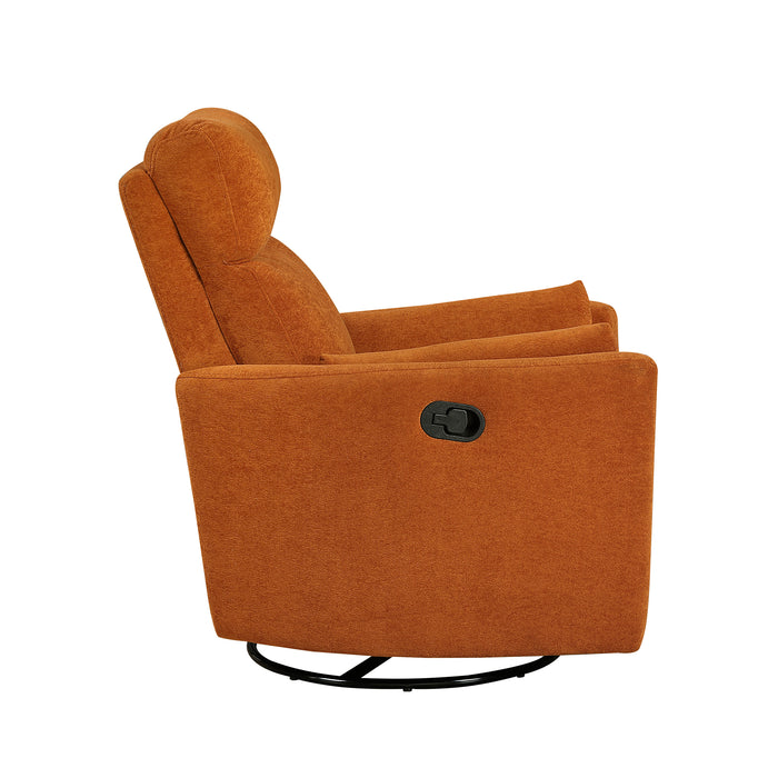 OakvillePark Allura Microfiber Swivel Glider Manual Recliner