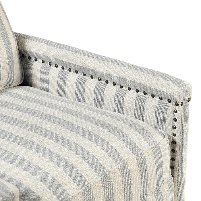 OakvillePark Solace Textured Fabric Push Back Manual Recliner