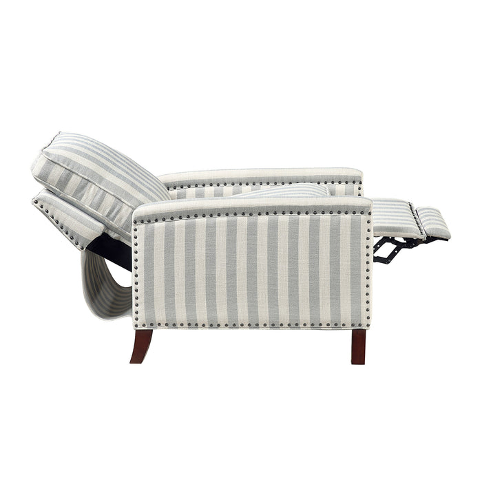 OakvillePark Solace Textured Fabric Push Back Manual Recliner