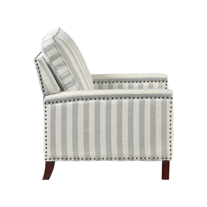 OakvillePark Solace Textured Fabric Push Back Manual Recliner