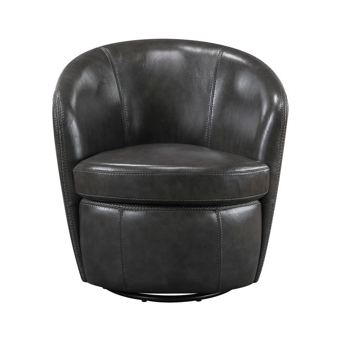 OakvillePark Evercliff Leather Swivel Chair