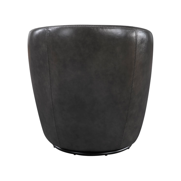 OakvillePark Evercliff Leather Swivel Chair