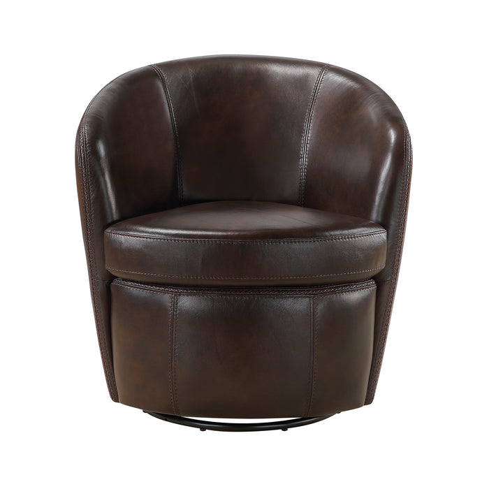 OakvillePark Evercliff Leather Swivel Chair