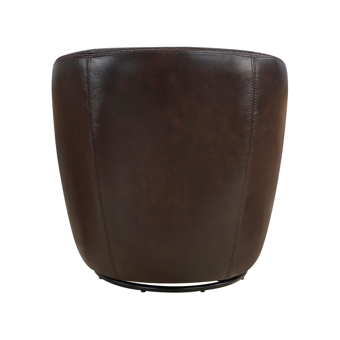 OakvillePark Evercliff Leather Swivel Chair