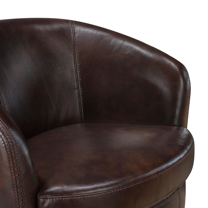 OakvillePark Evercliff Leather Swivel Chair
