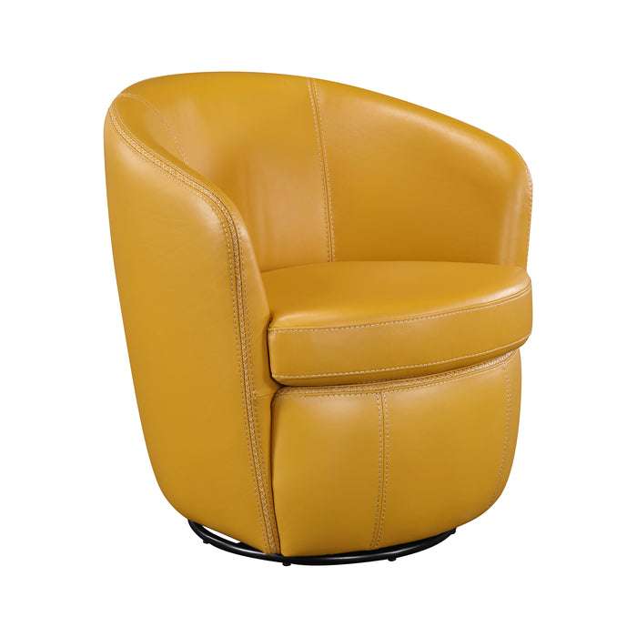 OakvillePark Evercliff Leather Swivel Chair