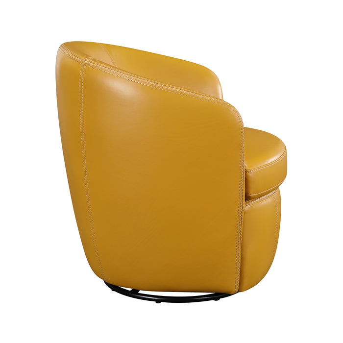 OakvillePark Evercliff Leather Swivel Chair