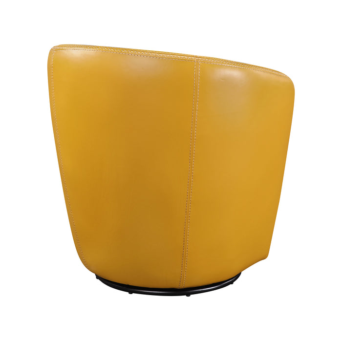 OakvillePark Evercliff Leather Swivel Chair