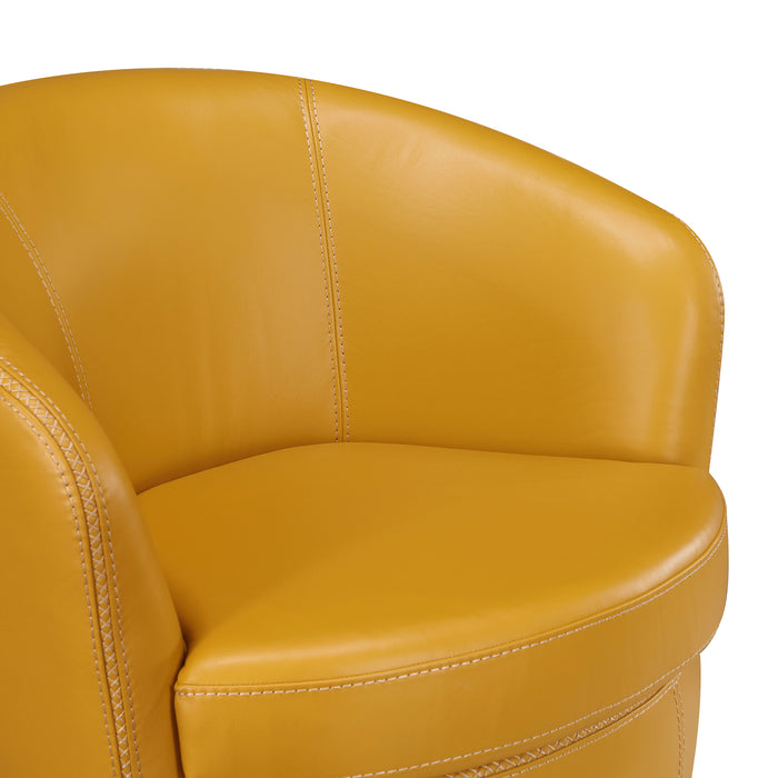 OakvillePark Evercliff Leather Swivel Chair