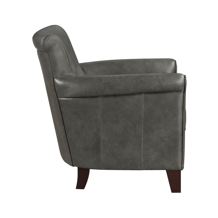 OakvillePark Brindlewood Leather Accent Chair
