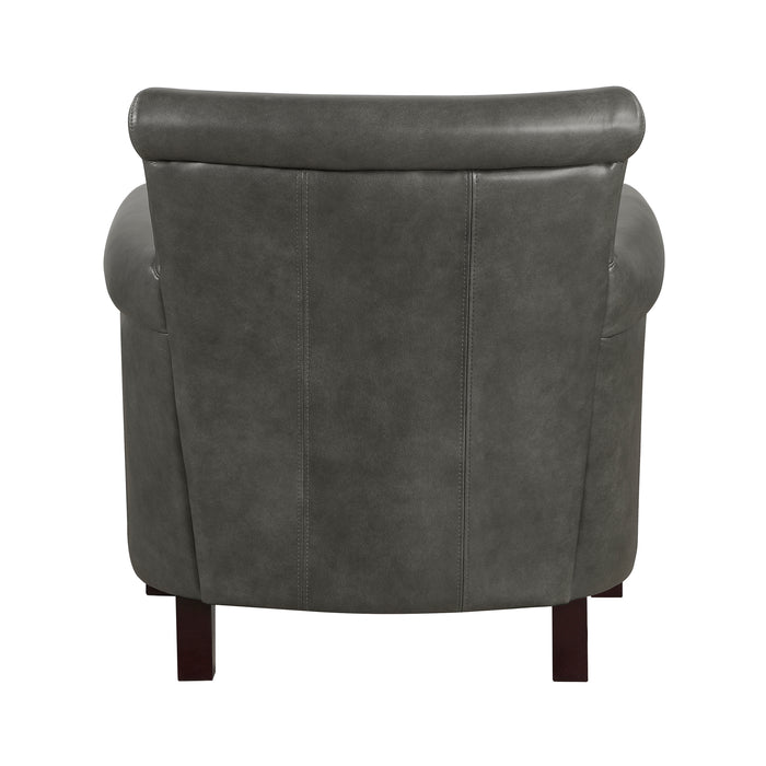 OakvillePark Brindlewood Leather Accent Chair