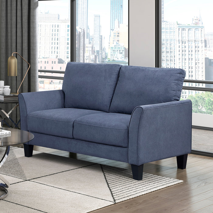 OakvillePark Islewyn Textured Fabric Loveseat
