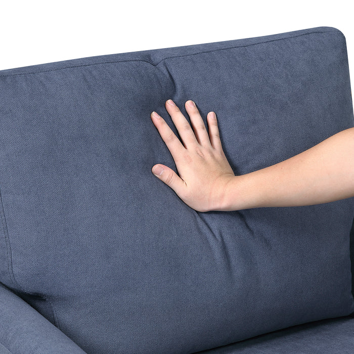 OakvillePark Islewyn Textured Fabric Sofa