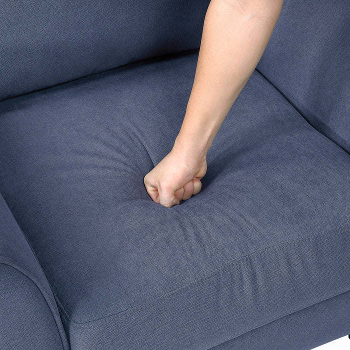 OakvillePark Islewyn Textured Fabric Sofa