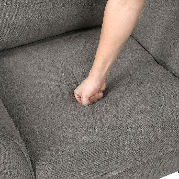 OakvillePark Islewyn Textured Fabric Chair