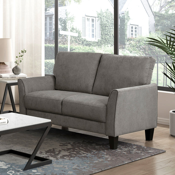 OakvillePark Islewyn Textured Fabric Loveseat