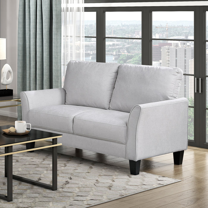 OakvillePark Islewyn Textured Fabric Loveseat