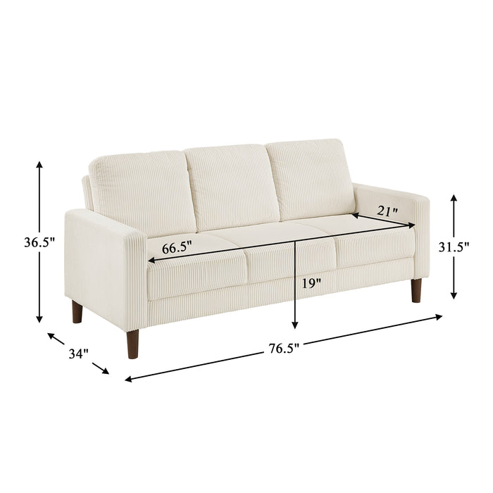 OakvillePark Mapleholt Corduroy Sofa