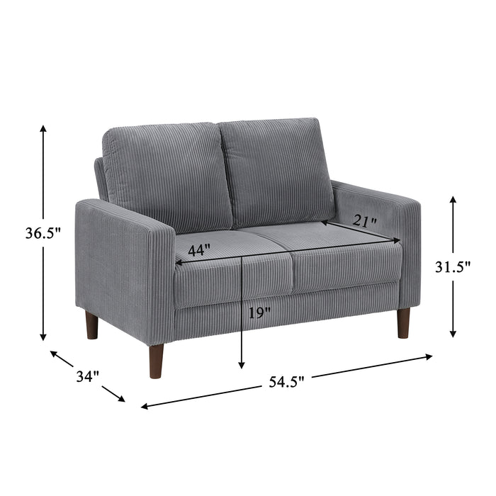OakvillePark Mapleholt Corduroy Loveseat