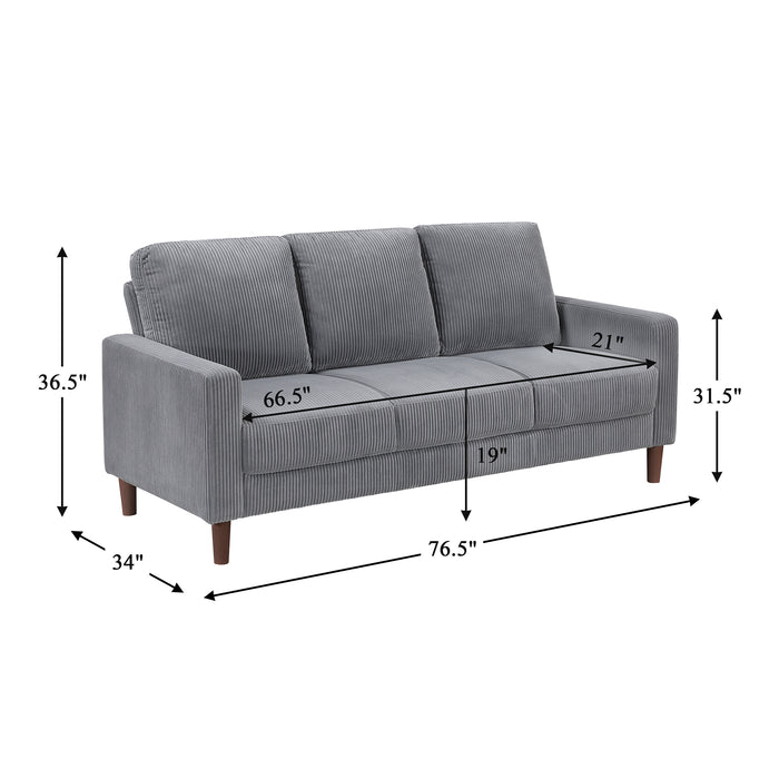 OakvillePark Mapleholt Corduroy Sofa