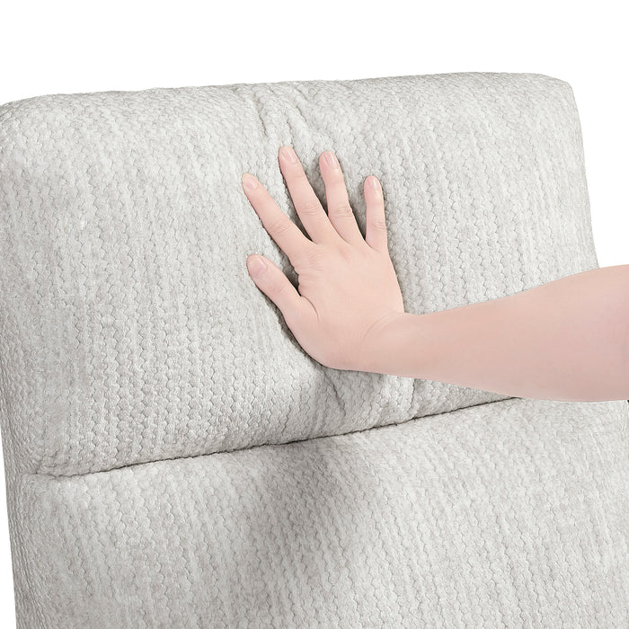 OakvillePark Arven Microfiber Swivel Glider Manual Recliner