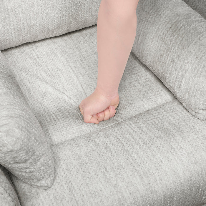 OakvillePark Arven Microfiber Swivel Glider Manual Recliner