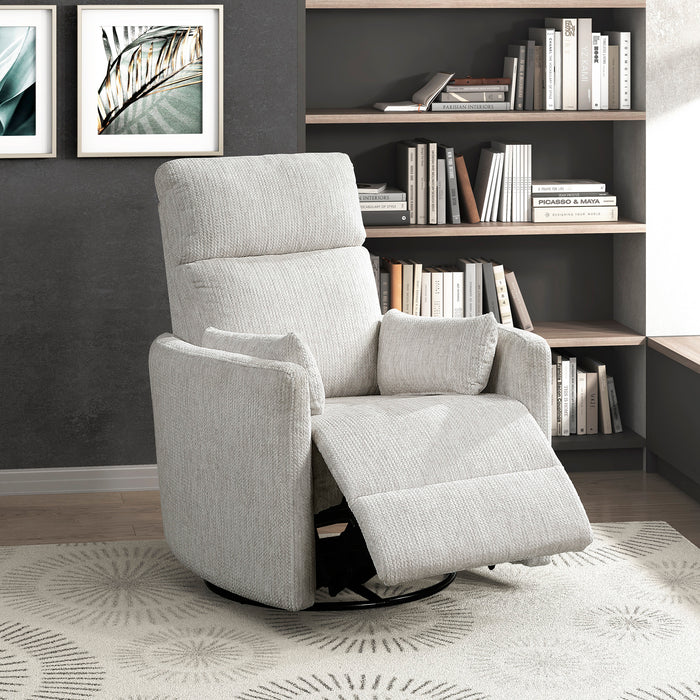 OakvillePark Arven Microfiber Swivel Glider Manual Recliner