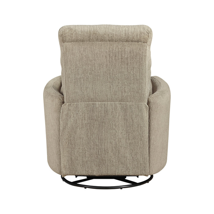 OakvillePark Arven Microfiber Swivel Glider Manual Recliner