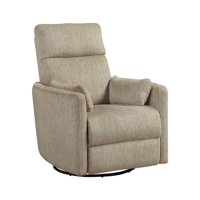 OakvillePark Arven Microfiber Swivel Glider Manual Recliner