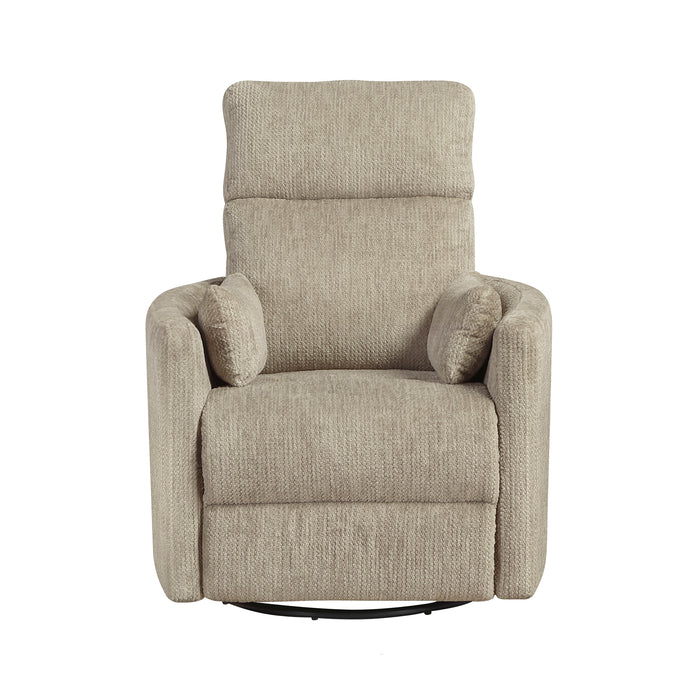 OakvillePark Arven Microfiber Swivel Glider Manual Recliner