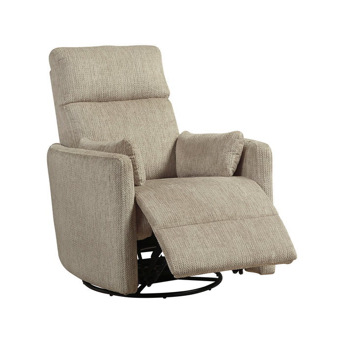 OakvillePark Arven Microfiber Swivel Glider Manual Recliner