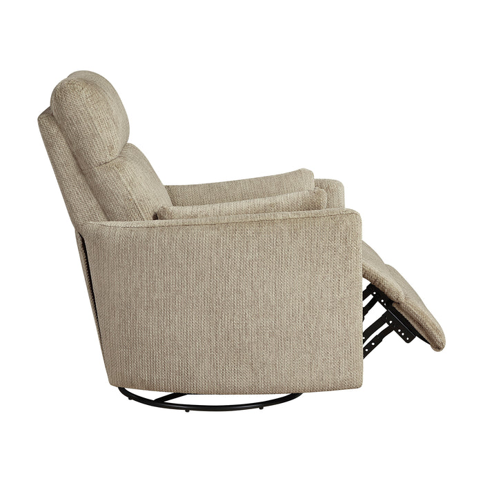 OakvillePark Arven Microfiber Swivel Glider Manual Recliner