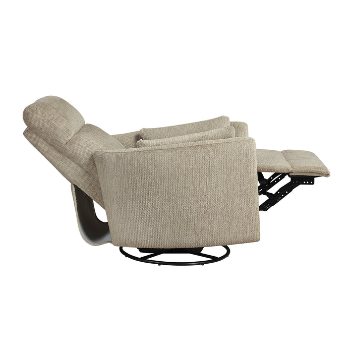 OakvillePark Arven Microfiber Swivel Glider Manual Recliner