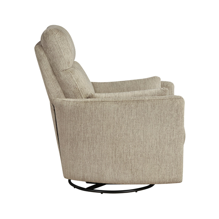 OakvillePark Arven Microfiber Swivel Glider Manual Recliner