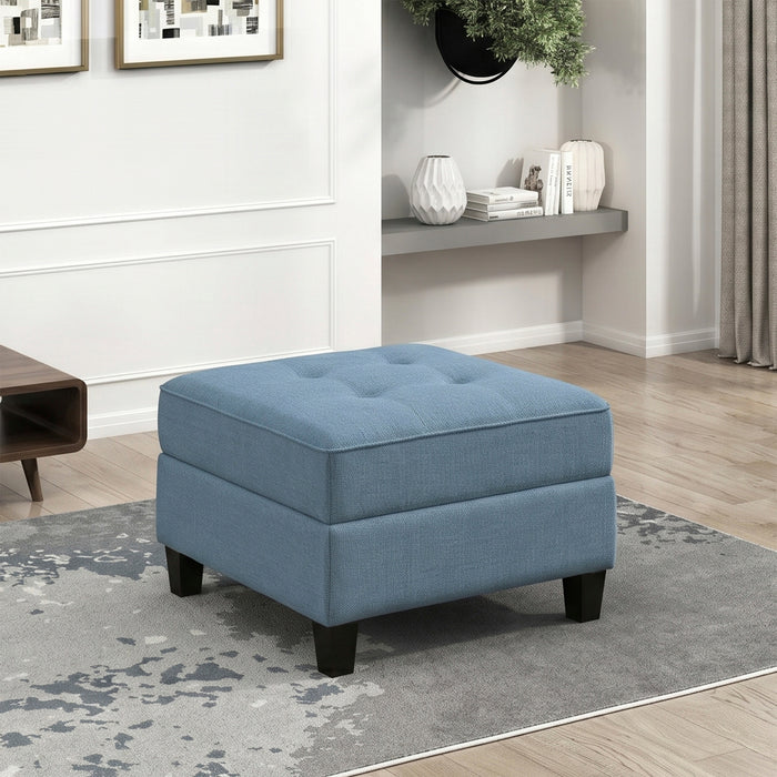 OakvillePark Silvercross Textured Fabric Ottoman with Storage