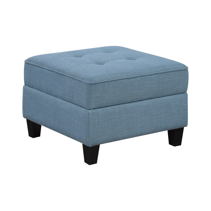 OakvillePark Silvercross Textured Fabric Ottoman with Storage