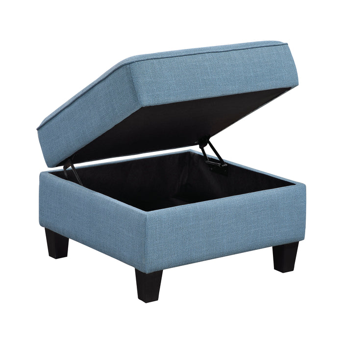 OakvillePark Silvercross Textured Fabric Ottoman with Storage