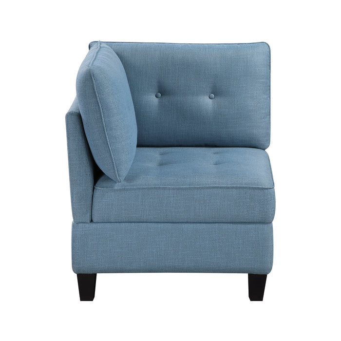 OakvillePark Silvercross Textured Fabric Corner Seat with Storage