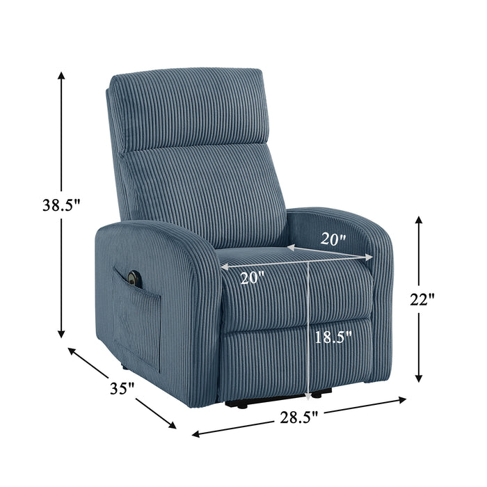 OakvillePark Niven Corduroy Power Lift Chair