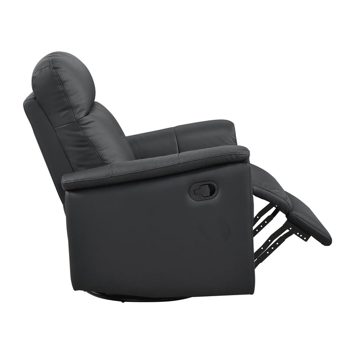 OakvillePark Willowmar Leather Swivel Glider Recliner