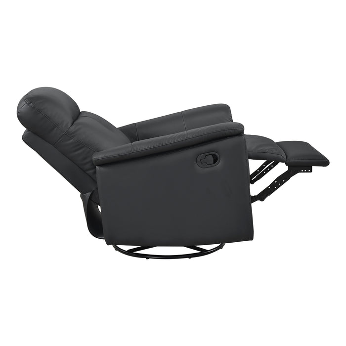 OakvillePark Willowmar Leather Swivel Glider Recliner