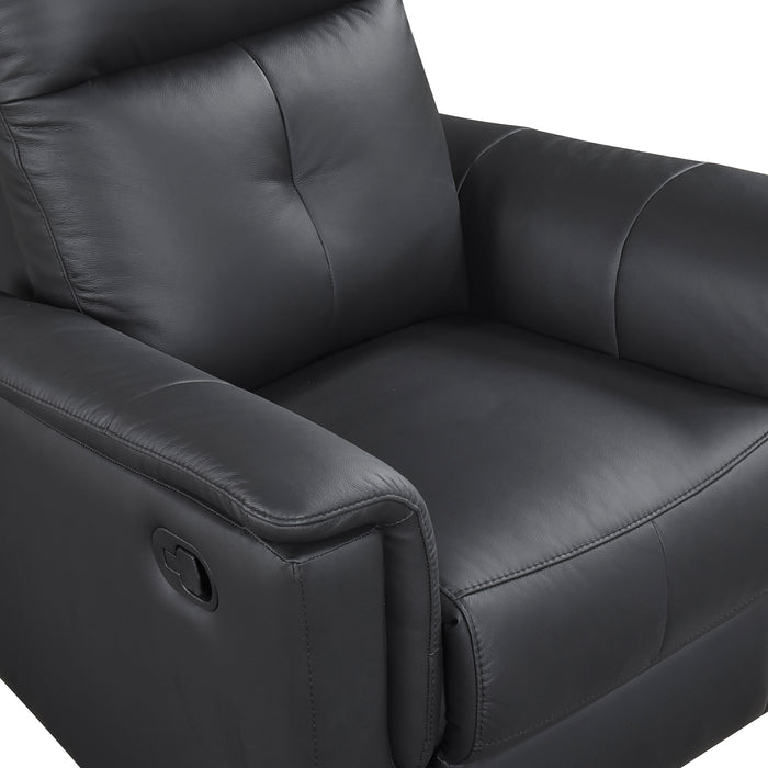 OakvillePark Willowmar Leather Swivel Glider Recliner