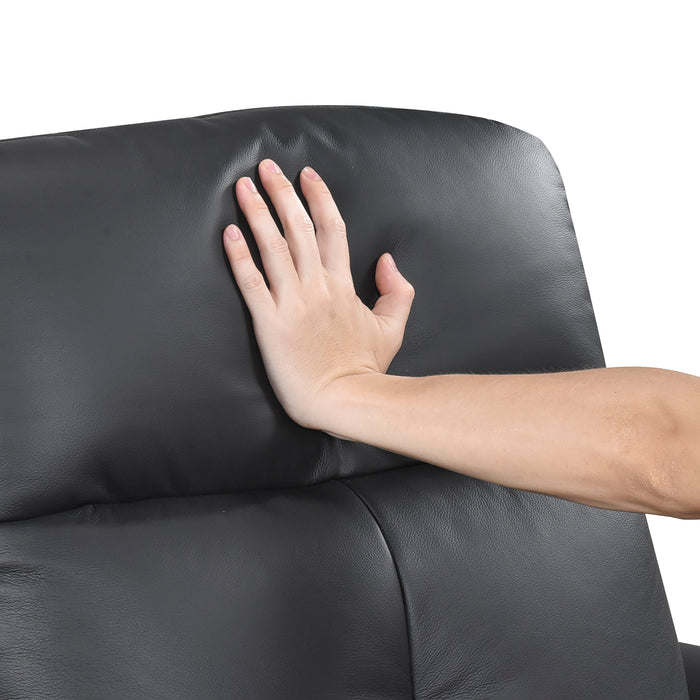 OakvillePark Willowmar Leather Swivel Glider Recliner