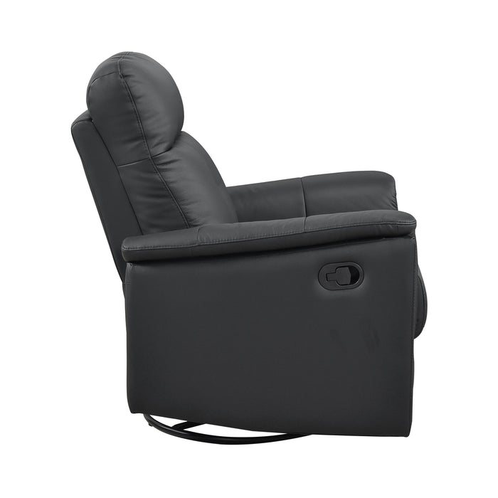OakvillePark Willowmar Leather Swivel Glider Recliner